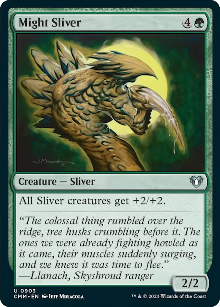 Might Sliver [Commander Masters] | Card Merchant Takapuna