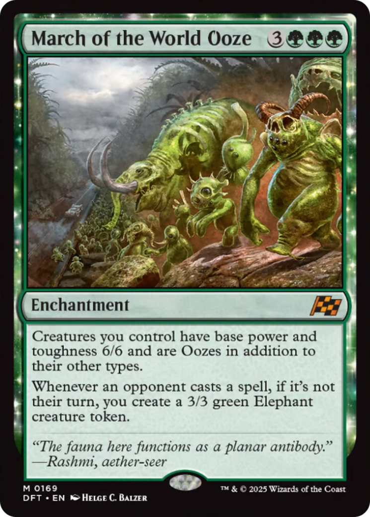 March of the World Ooze [Aetherdrift] | Card Merchant Takapuna