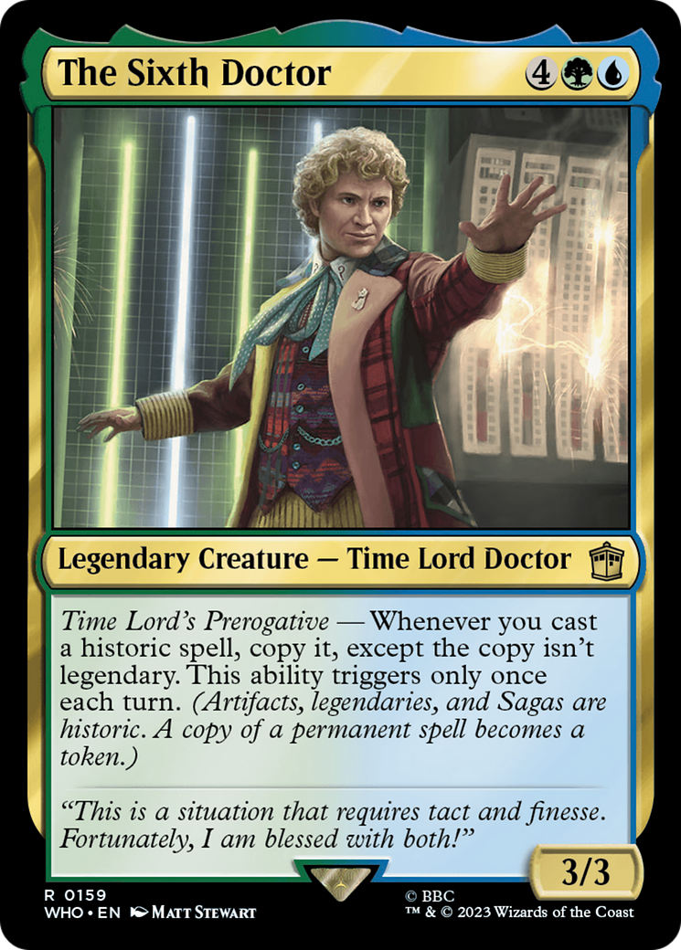 The Sixth Doctor [Doctor Who] | Card Merchant Takapuna