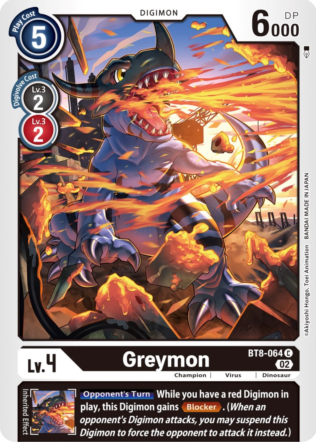 Greymon [BT8-064] (Winner Pack Dimensional Phase) [New Awakening Promos] | Card Merchant Takapuna