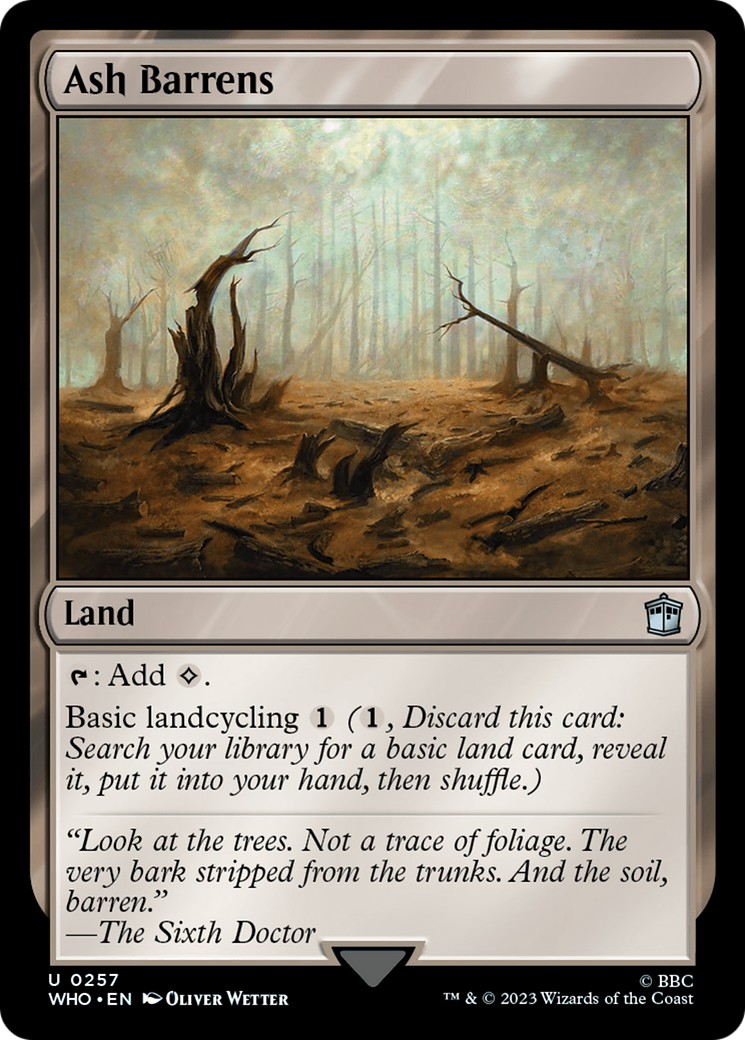 Ash Barrens [Doctor Who] | Card Merchant Takapuna