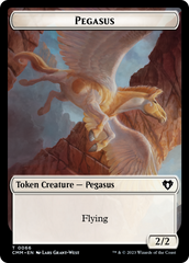 Copy (54) // Pegasus Double-Sided Token [Commander Masters Tokens] | Card Merchant Takapuna