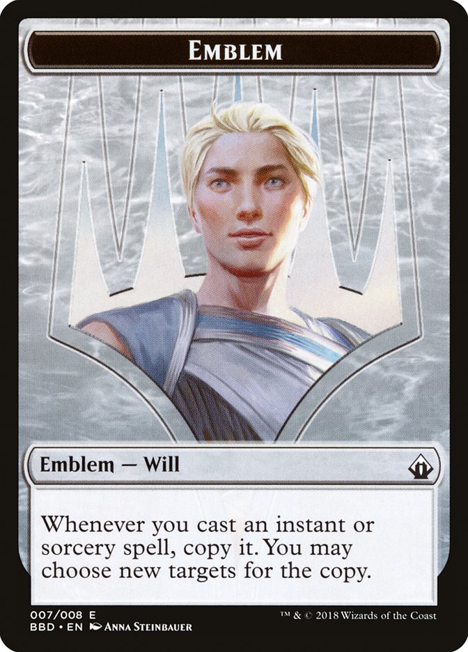 Will Kenrith Emblem [Battlebond Tokens] | Card Merchant Takapuna