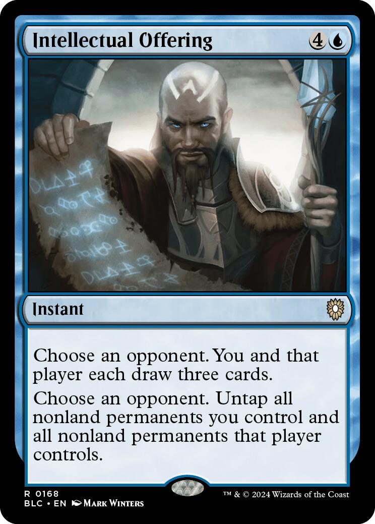 Intellectual Offering [Bloomburrow Commander] | Card Merchant Takapuna