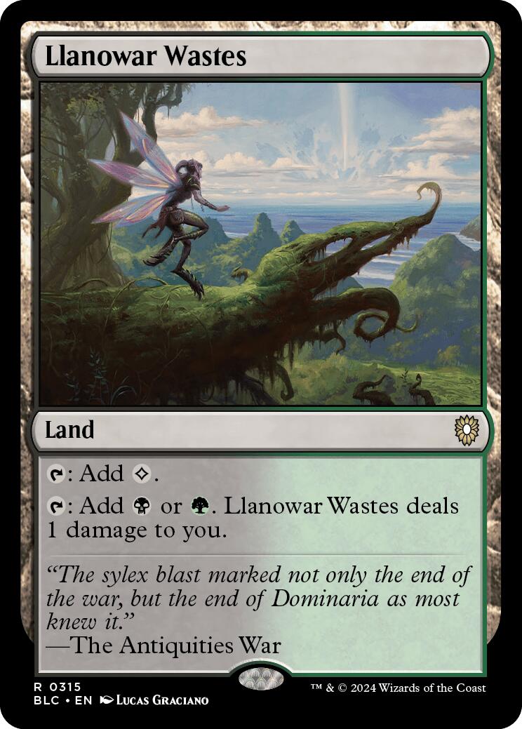 Llanowar Wastes [Bloomburrow Commander] | Card Merchant Takapuna