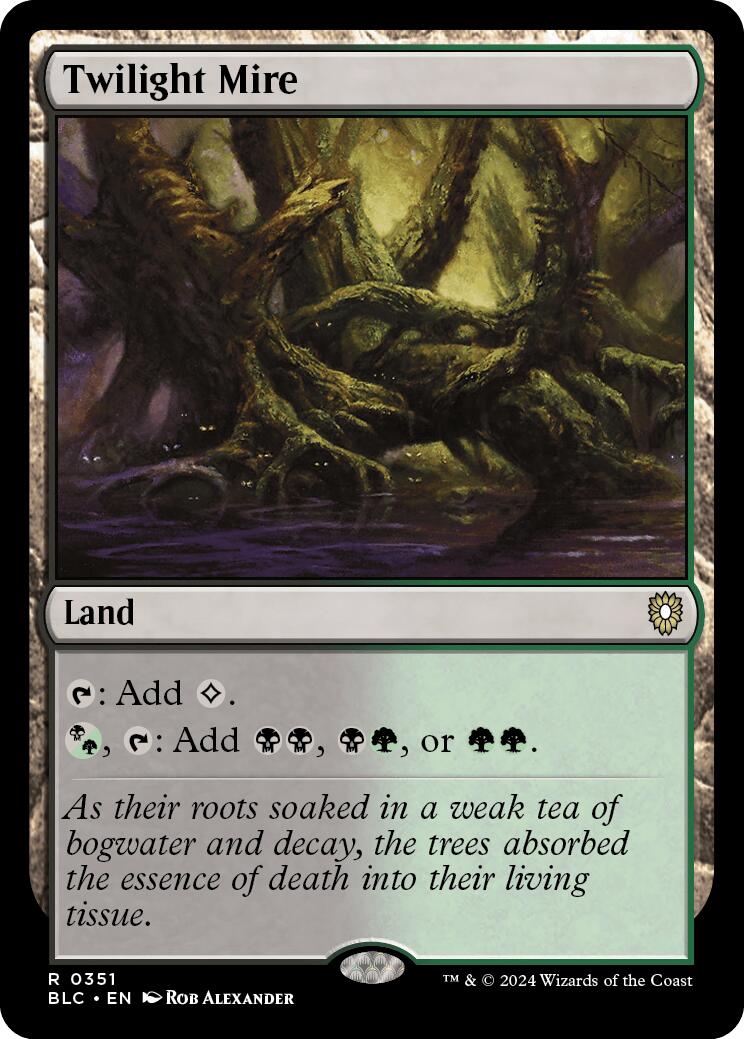 Twilight Mire [Bloomburrow Commander] | Card Merchant Takapuna