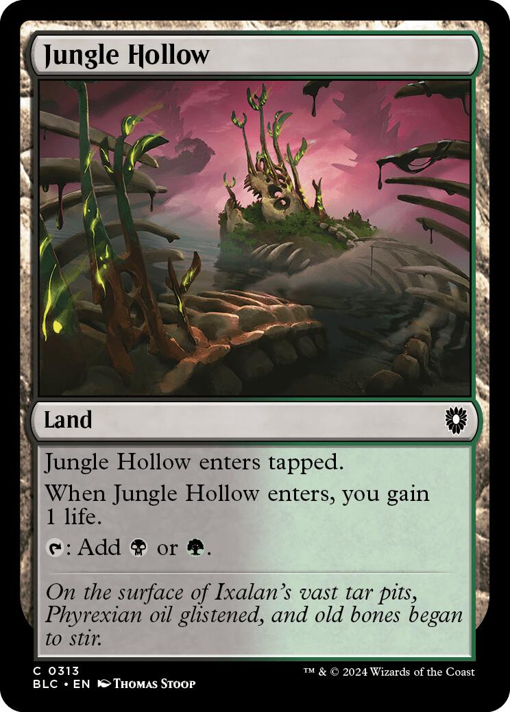 Jungle Hollow [Bloomburrow Commander] | Card Merchant Takapuna