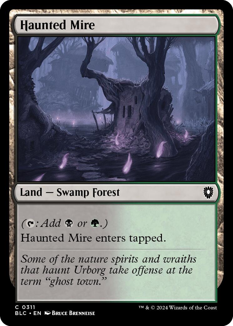 Haunted Mire [Bloomburrow Commander] | Card Merchant Takapuna