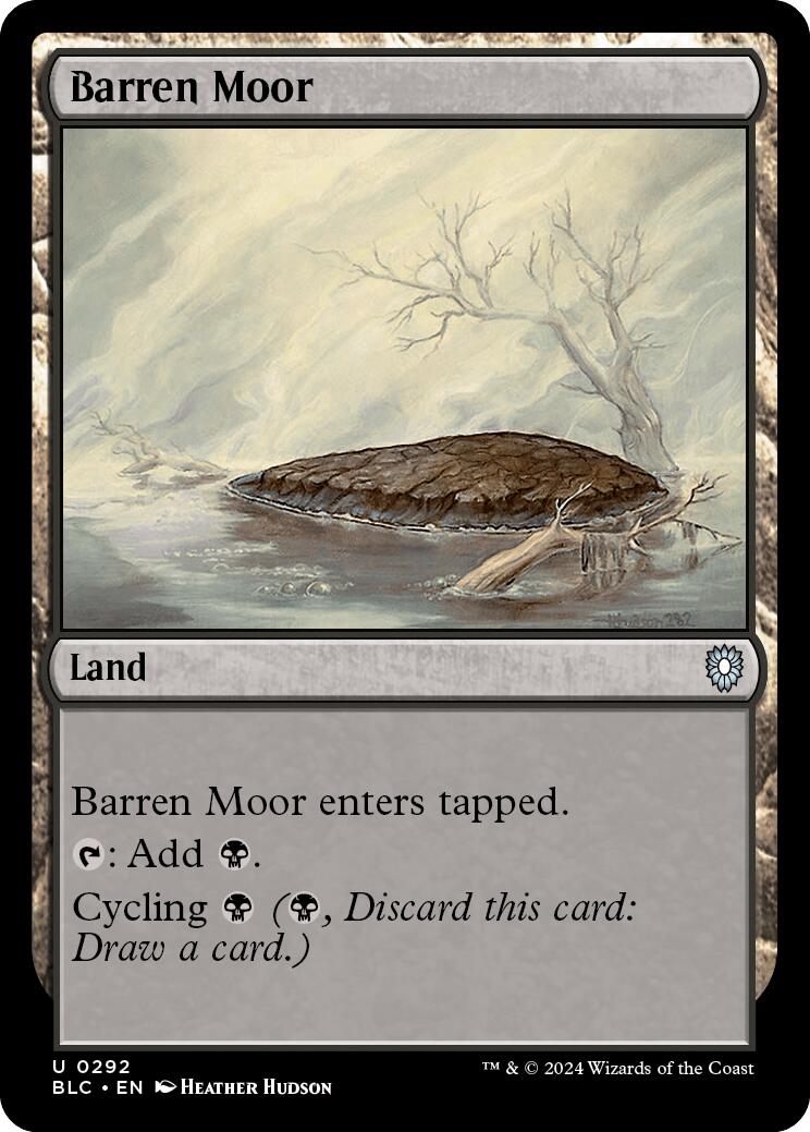 Barren Moor [Bloomburrow Commander] | Card Merchant Takapuna