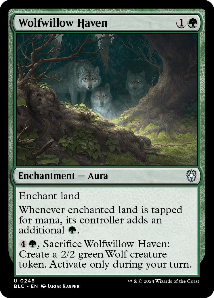 Wolfwillow Haven [Bloomburrow Commander] | Card Merchant Takapuna