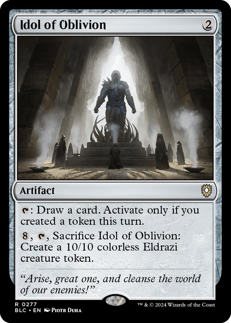 Idol of Oblivion [Bloomburrow Commander] | Card Merchant Takapuna