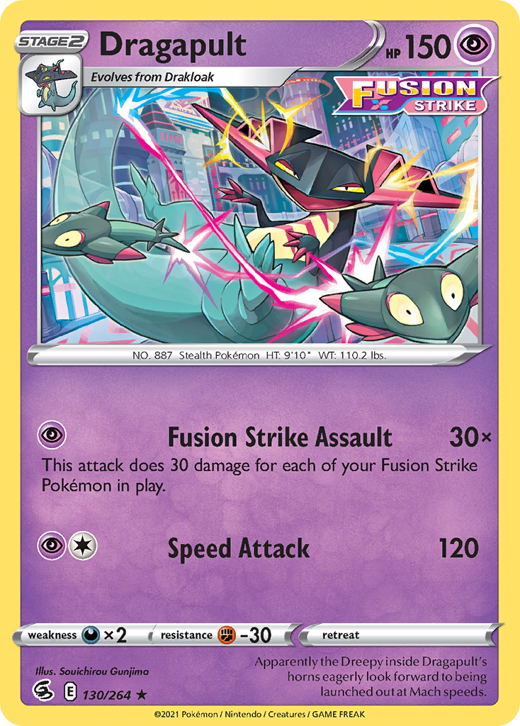 Dragapult (130/264) (Theme Deck Exclusive) [Sword & Shield: Fusion Strike] | Card Merchant Takapuna