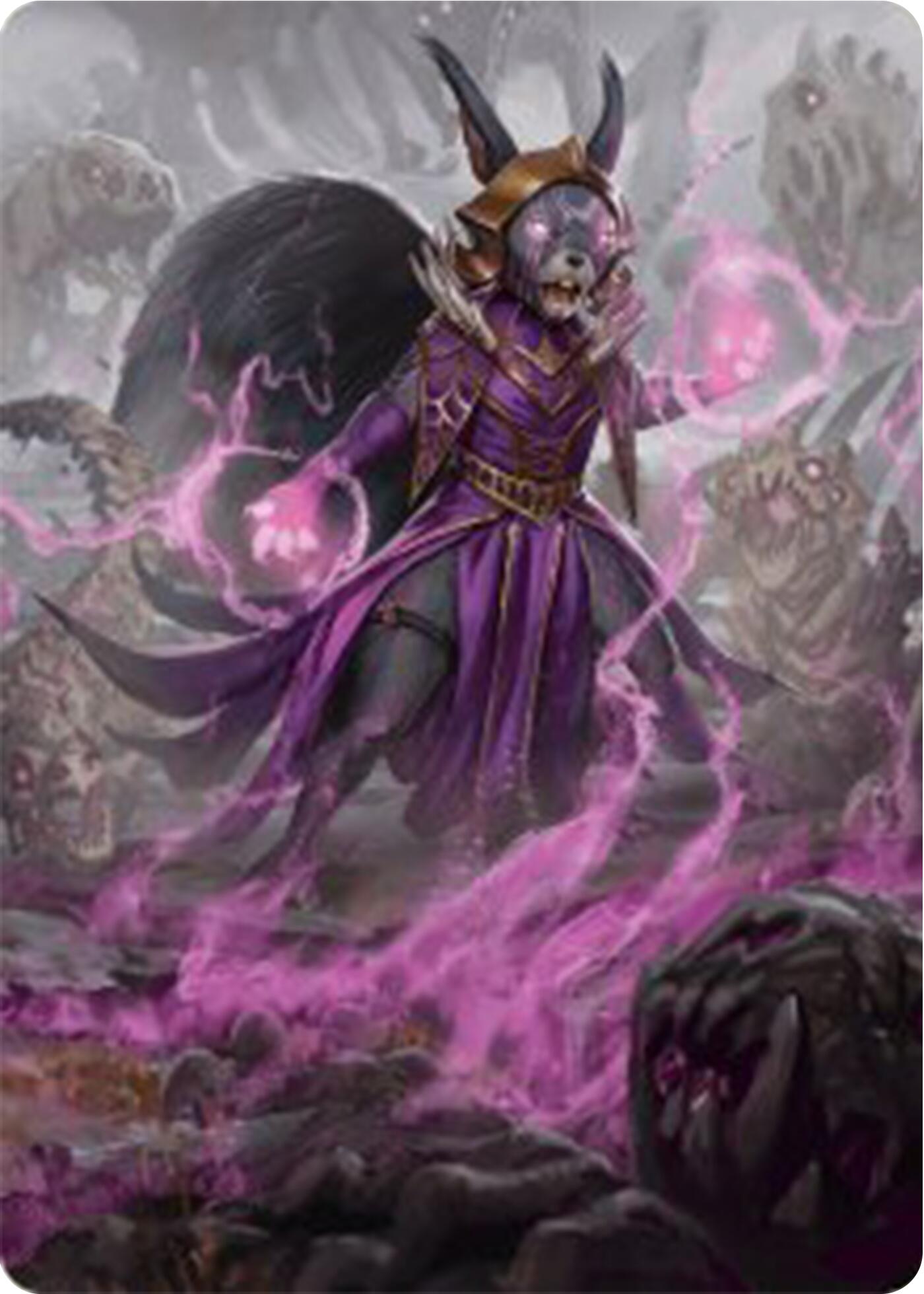 Liliana of the Dark Realms Art Card [Bloomburrow Art Series] | Card Merchant Takapuna