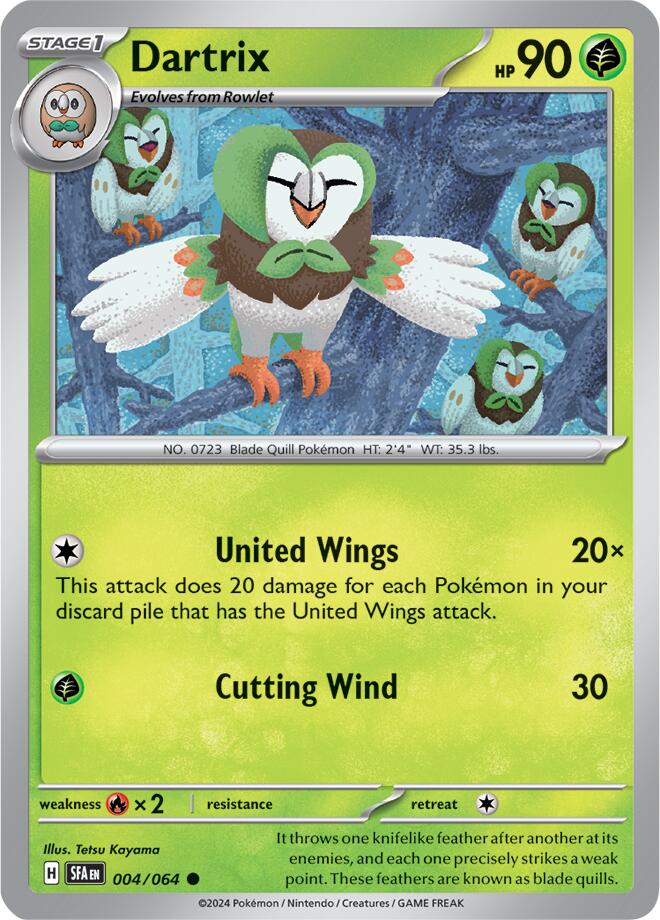 Dartrix (004/064) [Scarlet & Violet: Shrouded Fable] | Card Merchant Takapuna