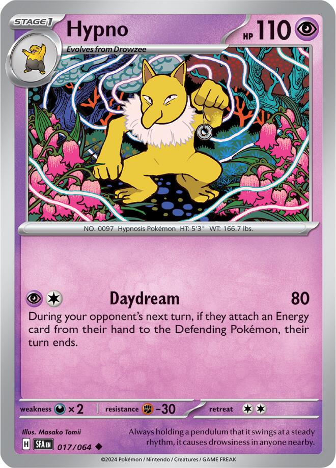 Hypno (017/064) [Scarlet & Violet: Shrouded Fable] | Card Merchant Takapuna