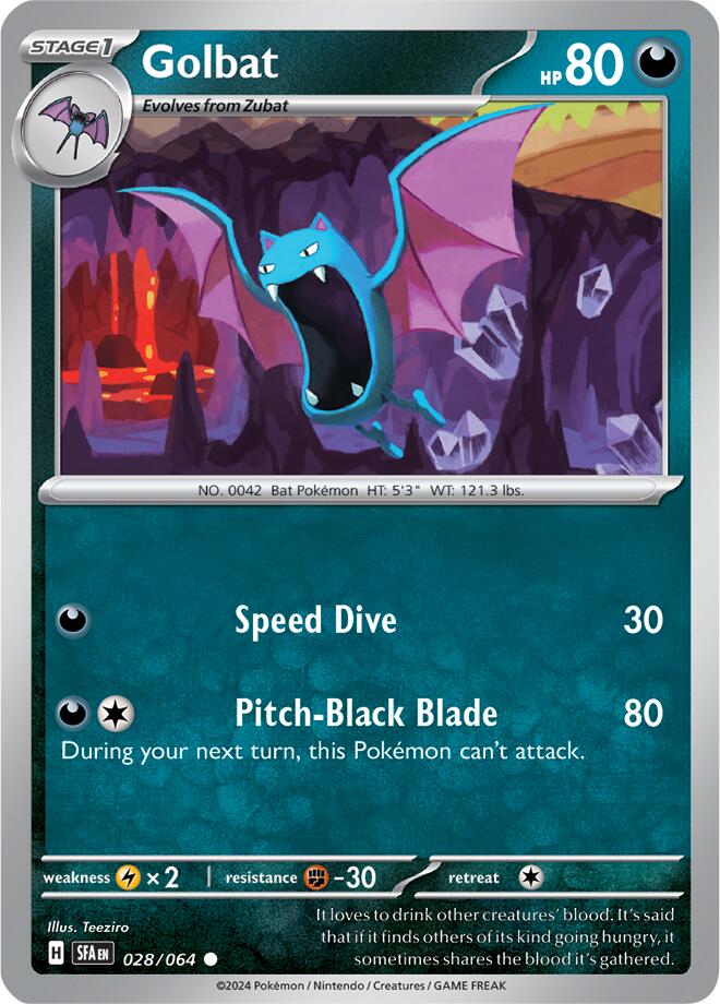 Golbat (028/064) [Scarlet & Violet: Shrouded Fable] | Card Merchant Takapuna