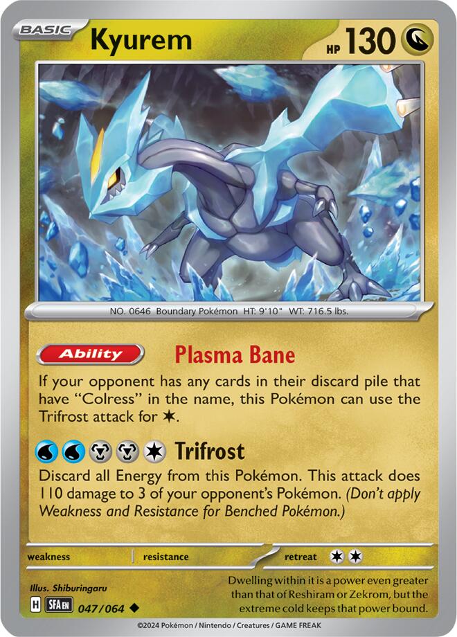 Kyurem (047/064) [Scarlet & Violet: Shrouded Fable] | Card Merchant Takapuna