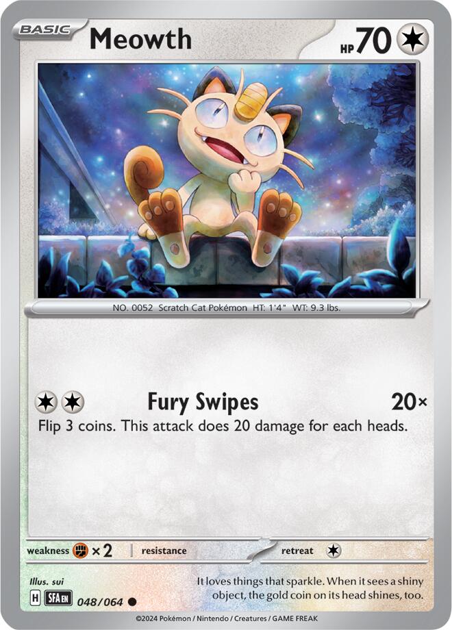 Meowth (048/064) [Scarlet & Violet: Shrouded Fable] | Card Merchant Takapuna