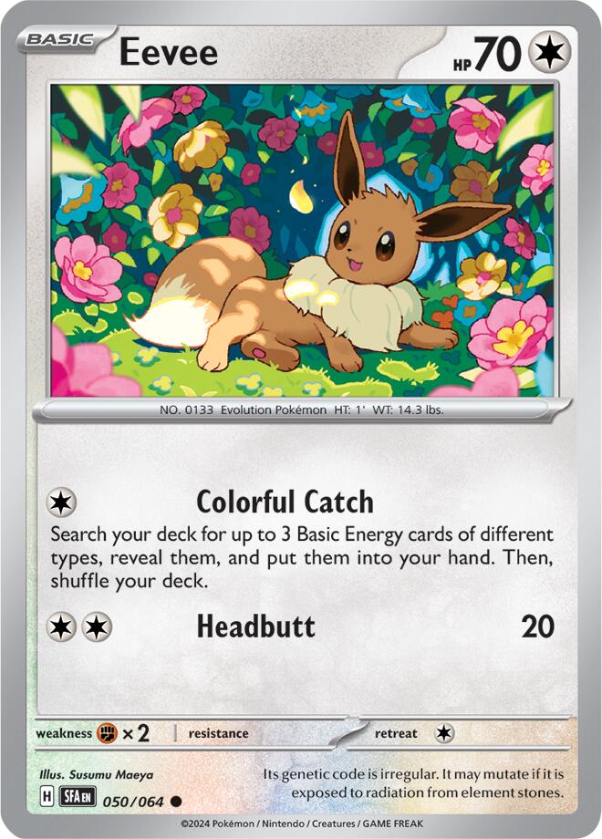 Eevee (050/064) [Scarlet & Violet: Shrouded Fable] | Card Merchant Takapuna