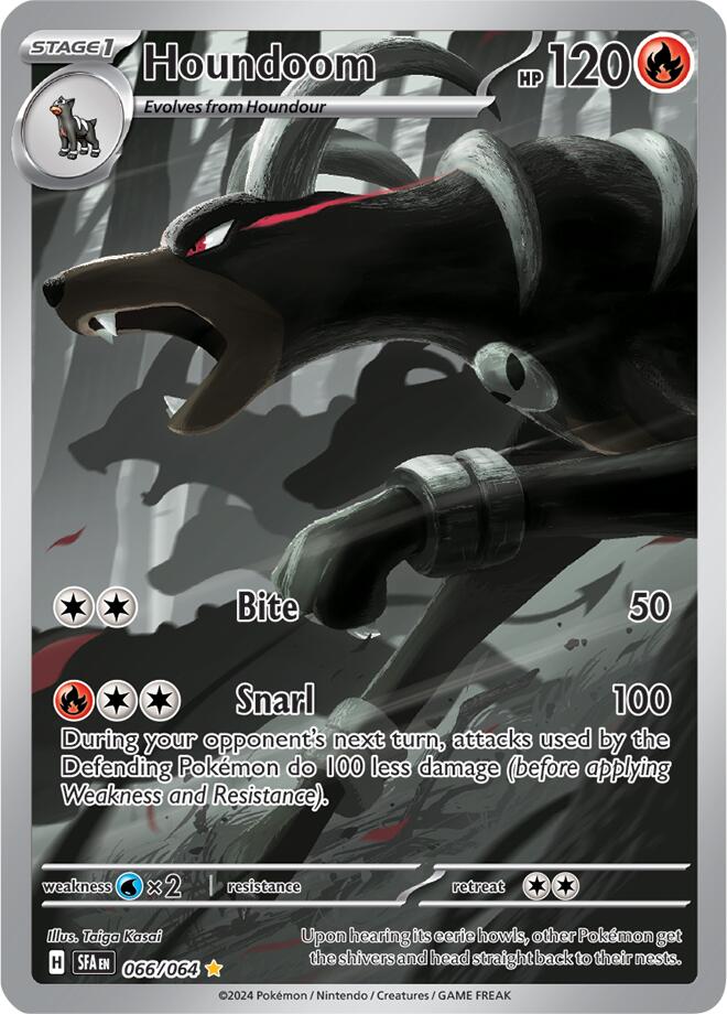 Houndoom (066/064) [Scarlet & Violet: Shrouded Fable] | Card Merchant Takapuna