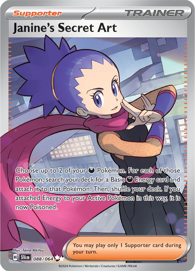 Janine's Secret Art (088/064) [Scarlet & Violet: Shrouded Fable] | Card Merchant Takapuna