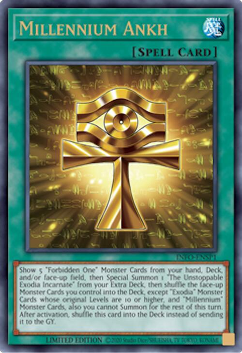 Millennium Ankh (INFO-ENSP1) [INFO-ENSP1] Secret Rare | Card Merchant Takapuna