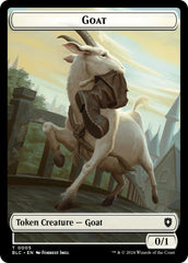 Goat // Wolf (032) Double-Sided Token [Bloomburrow Commander Tokens] | Card Merchant Takapuna