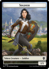 Soldier // Citizen Double-Sided Token [Bloomburrow Commander Tokens] | Card Merchant Takapuna