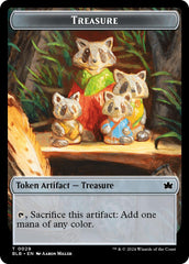 Cat // Treasure Double-Sided Token [Bloomburrow Commander Tokens] | Card Merchant Takapuna