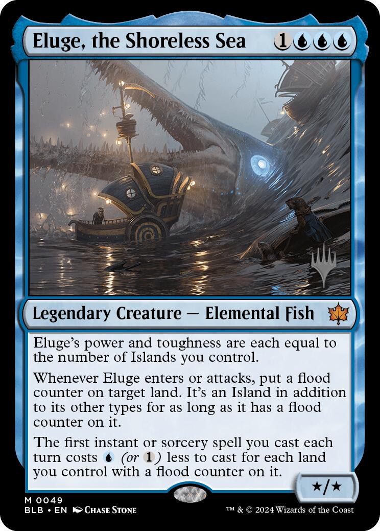 Eluge, the Shoreless Sea (Promo Pack) [Bloomburrow Promos] | Card Merchant Takapuna