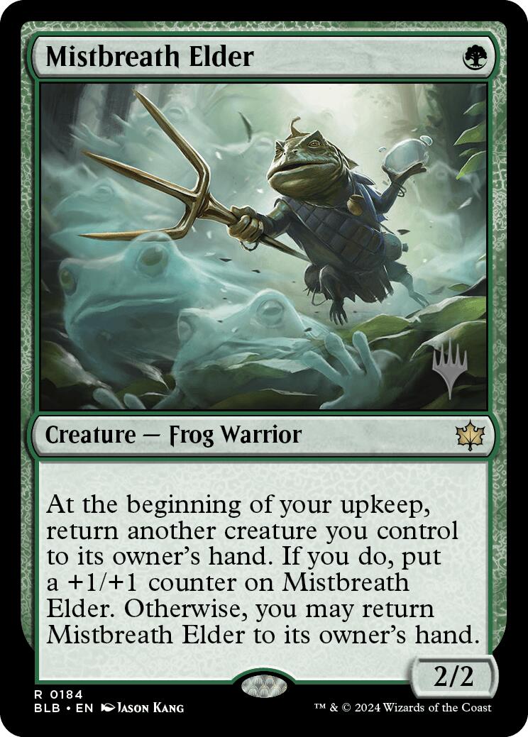 Mistbreath Elder (Promo Pack) [Bloomburrow Promos] | Card Merchant Takapuna