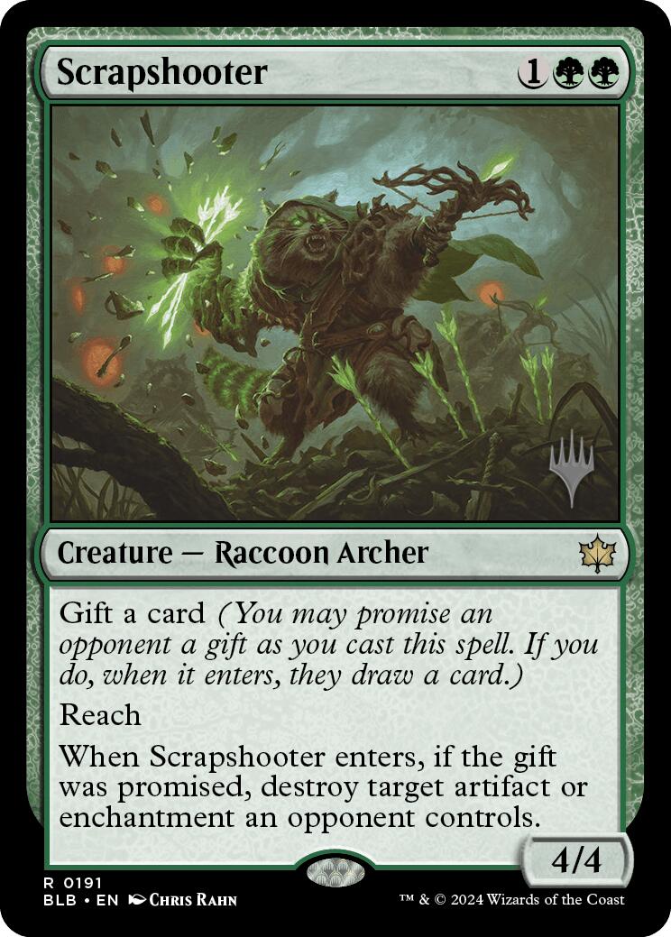 Scrapshooter (Promo Pack) [Bloomburrow Promos] | Card Merchant Takapuna