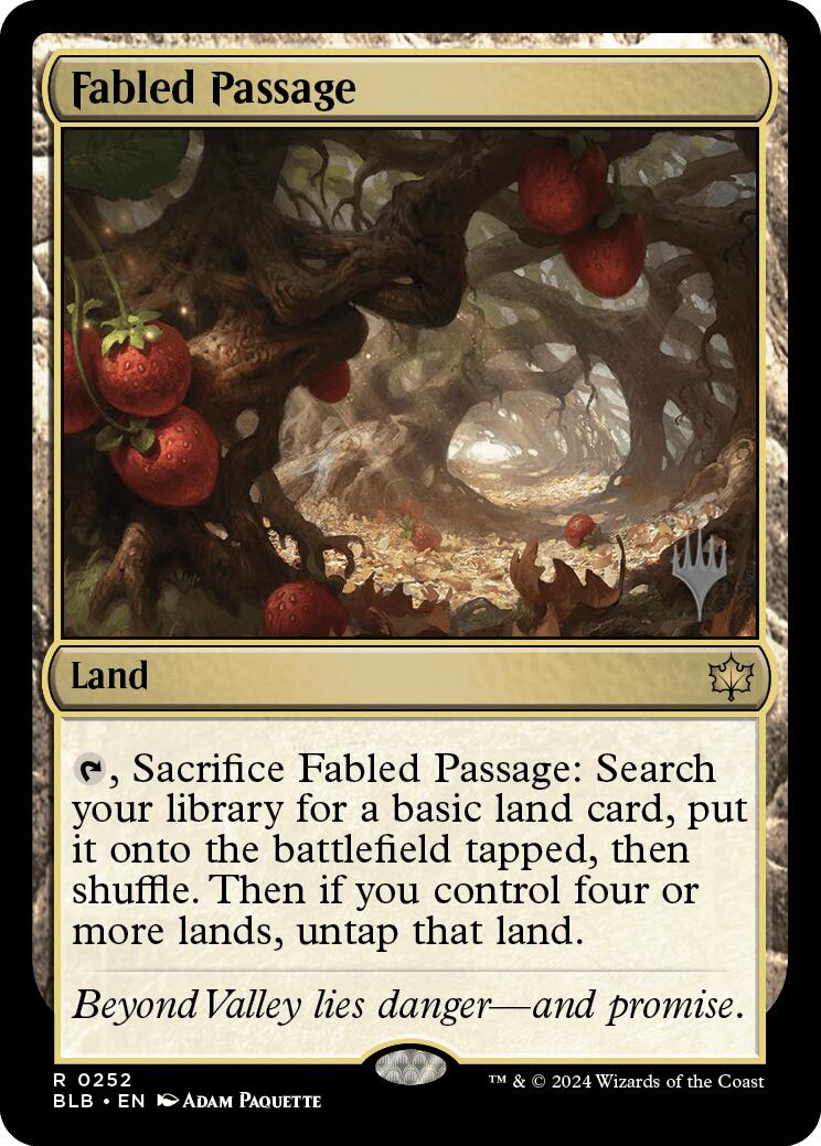 Fabled Passage (Promo Pack) [Bloomburrow Promos] | Card Merchant Takapuna