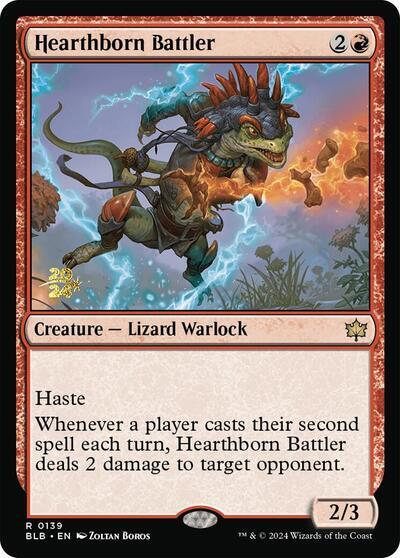 Hearthborn Battler [Bloomburrow Prerelease Promos] | Card Merchant Takapuna