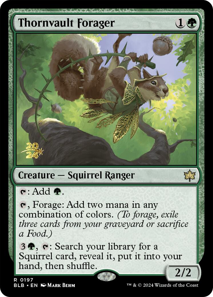 Thornvault Forager [Bloomburrow Prerelease Promos] | Card Merchant Takapuna