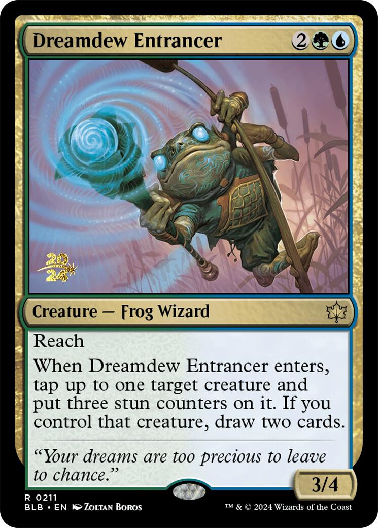 Dreamdew Entrancer [Bloomburrow Prerelease Promos] | Card Merchant Takapuna