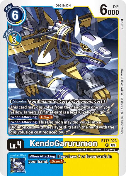 KendoGarurumon [BT17-023] [Secret Crisis] | Card Merchant Takapuna