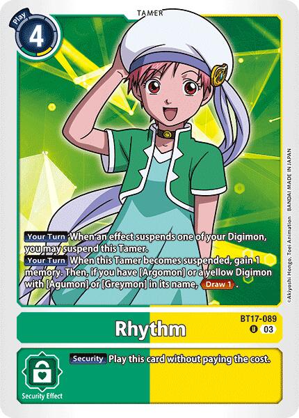 Rhythm [BT17-089] [Secret Crisis] | Card Merchant Takapuna