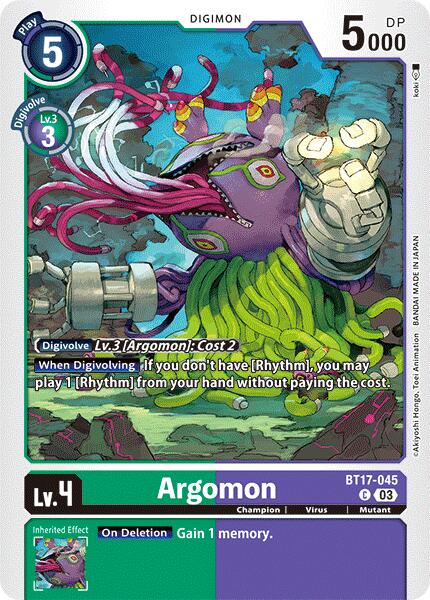 Argomon [BT17-045] - BT17-045 [Secret Crisis] | Card Merchant Takapuna