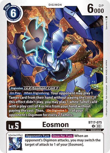 Eosmon [BT17-075] - BT17-075 [Secret Crisis] | Card Merchant Takapuna