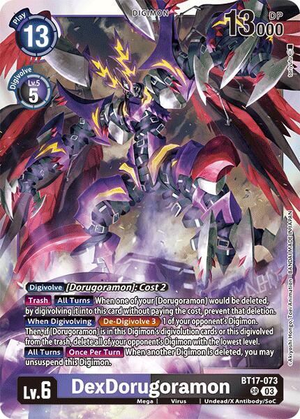 DexDorugoramon [BT17-073] [Secret Crisis] | Card Merchant Takapuna