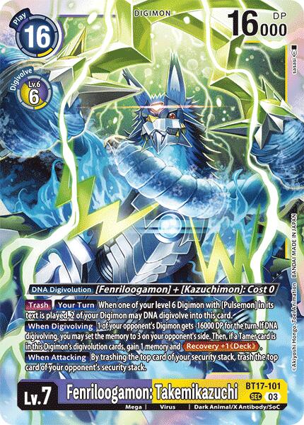 Fenriloogamon: Takemikazuchi [BT17-101] [Secret Crisis] | Card Merchant Takapuna