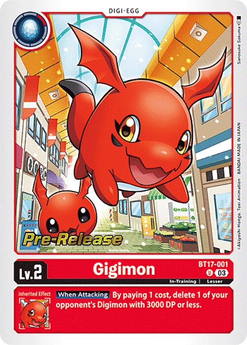 Gigimon [BT17-001] [Secret Crisis Pre-Release Cards] | Card Merchant Takapuna