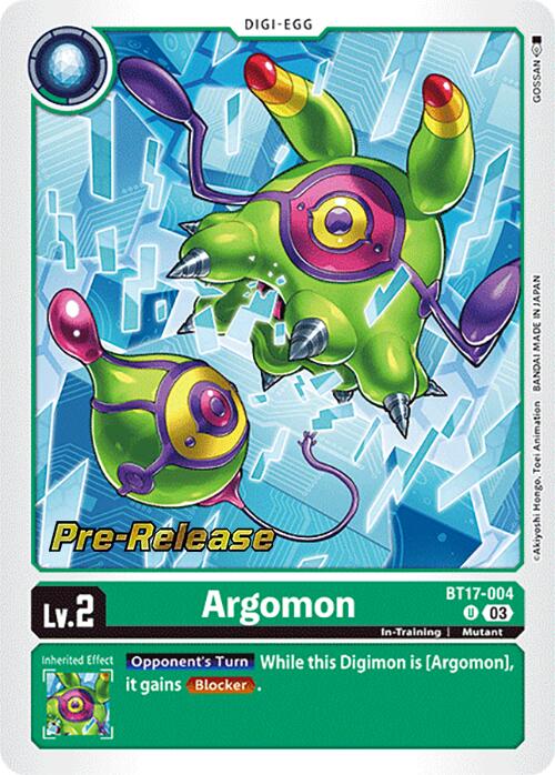 Argomon [BT17-004] [Secret Crisis Pre-Release Cards] | Card Merchant Takapuna