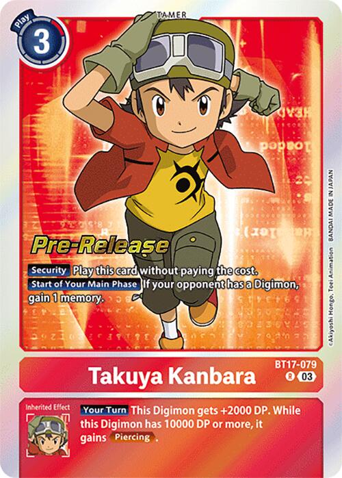 Takuya Kanbara [BT17-079] [Secret Crisis Pre-Release Cards] | Card Merchant Takapuna