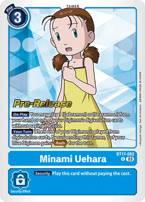 Minami Uehara [BT17-082] [Secret Crisis Pre-Release Cards] | Card Merchant Takapuna