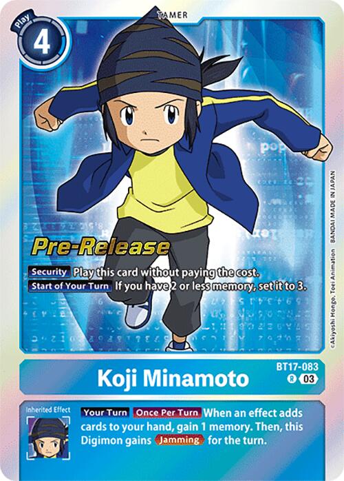 Koji Minamoto [BT17-083] [Secret Crisis Pre-Release Cards] | Card Merchant Takapuna