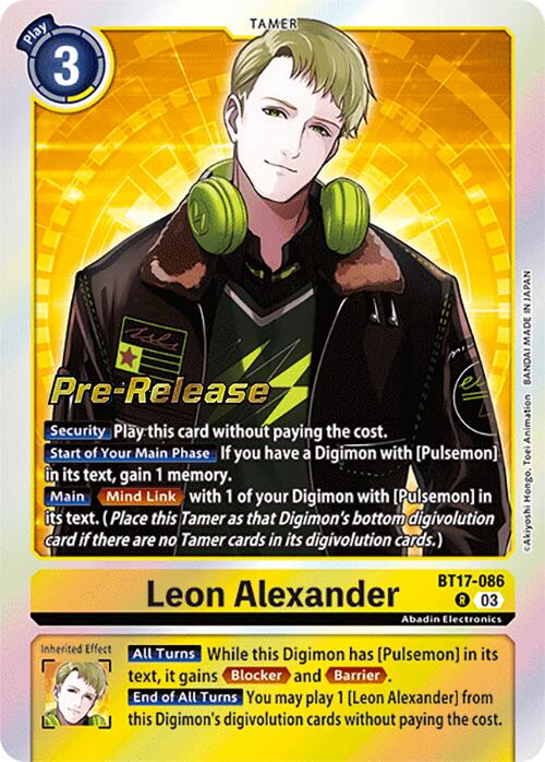 Leon Alexander [BT17-086] [Secret Crisis Pre-Release Cards] | Card Merchant Takapuna