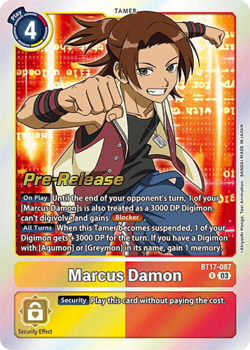 Marcus Damon [BT17-087] [Secret Crisis Pre-Release Cards] | Card Merchant Takapuna