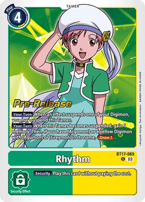 Rhythm [BT17-089] [Secret Crisis Pre-Release Cards] | Card Merchant Takapuna